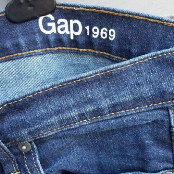 Gap 1969 Authentic True Skinny Jeans Dark size 32R - Picture 4 of 5